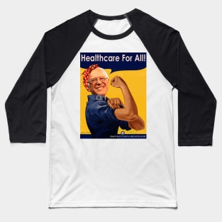 Bernie The Riveter Baseball T-Shirt